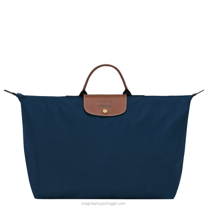 Longchamp 6DPZ835 marinha homens bolsa de viagem / mochila x d'heygere