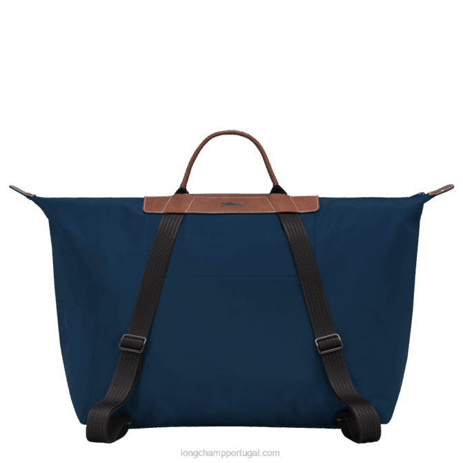 Longchamp 6DPZ835 marinha homens bolsa de viagem / mochila x d\'heygere