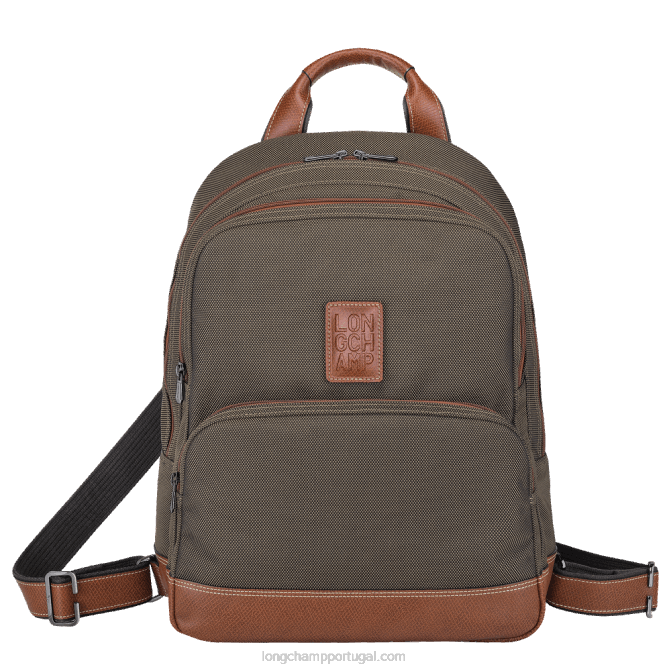 Longchamp 6DPZ1086 marrom homens mochila boxford