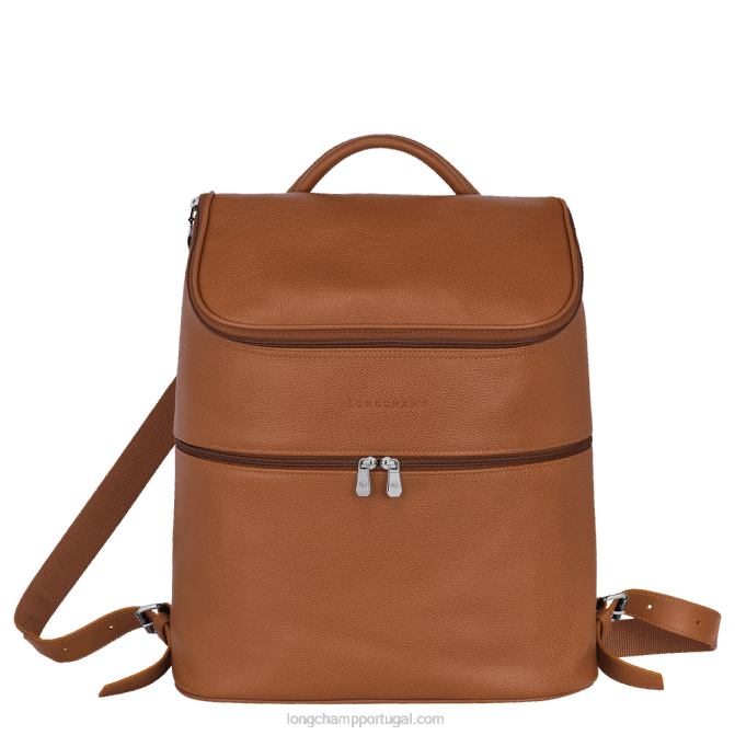 Longchamp 6DPZ450 caramelo homens mochila Le Foulonne
