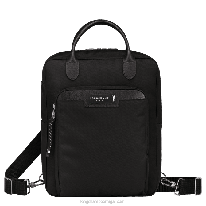 Longchamp 6DPZ451 preto homens le pliage mochila de energia