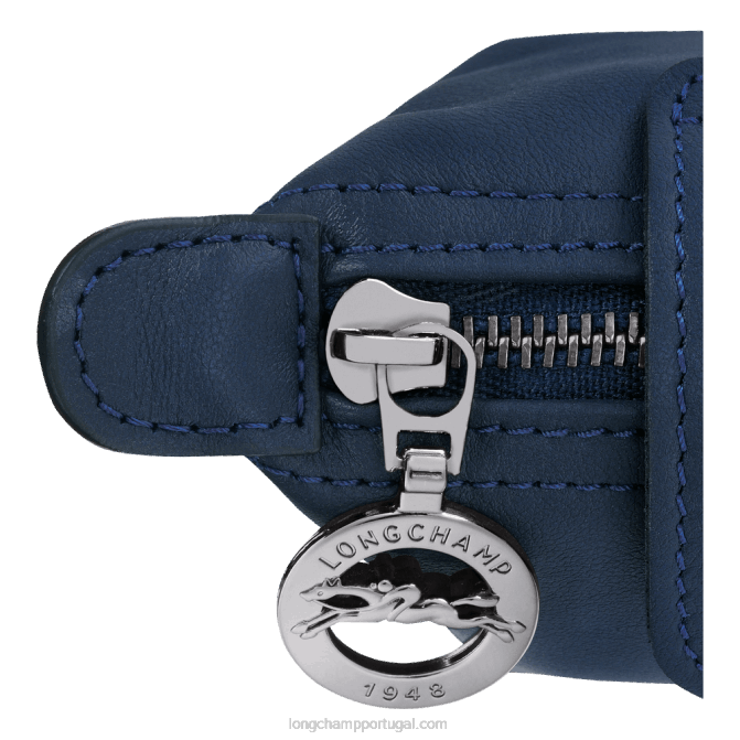 Longchamp 6DPZ547 marinha homens porta moedas le pliage xtra