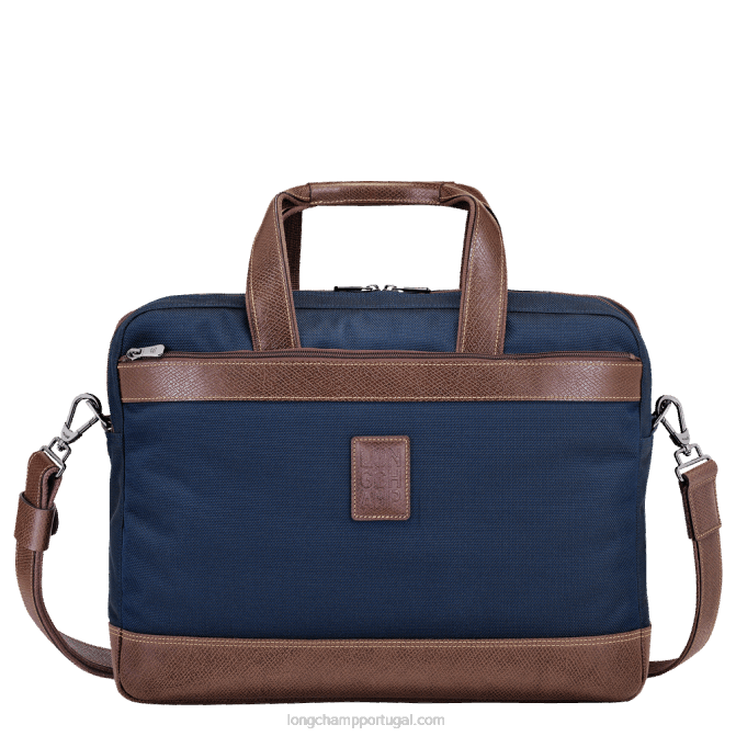 Longchamp 6DPZ1089 azul homens maleta boxford l