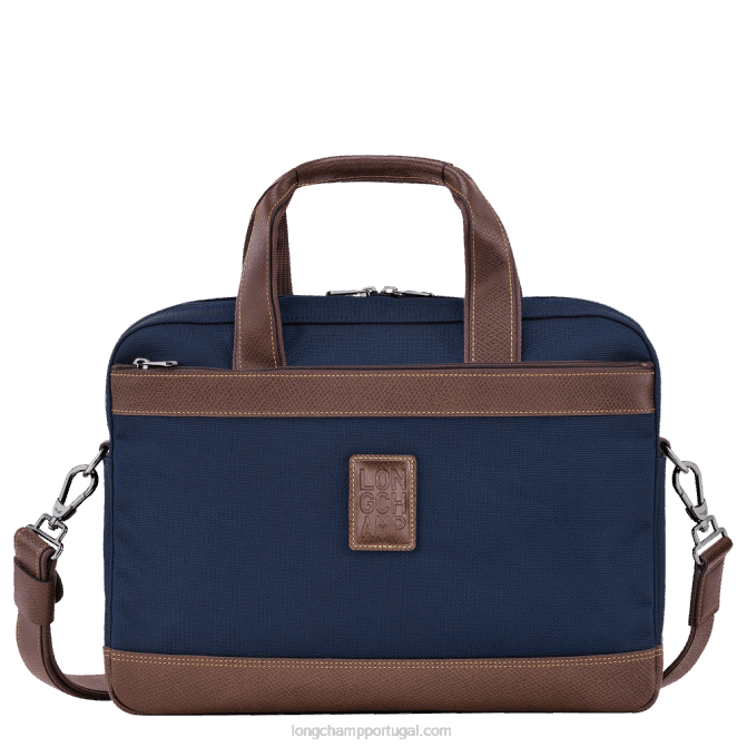 Longchamp 6DPZ1095 azul homens maleta boxford f