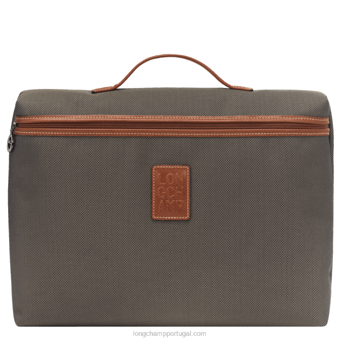 Longchamp 6DPZ1098 marrom homens maleta boxford f