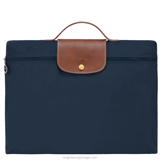 Longchamp 6DPZ488 marinha homens pasta original le pliage s