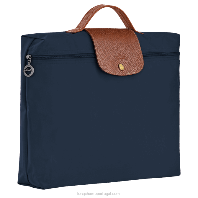 Longchamp 6DPZ488 marinha homens pasta original le pliage s