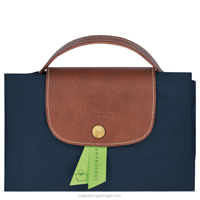 Longchamp 6DPZ488 marinha homens pasta original le pliage s