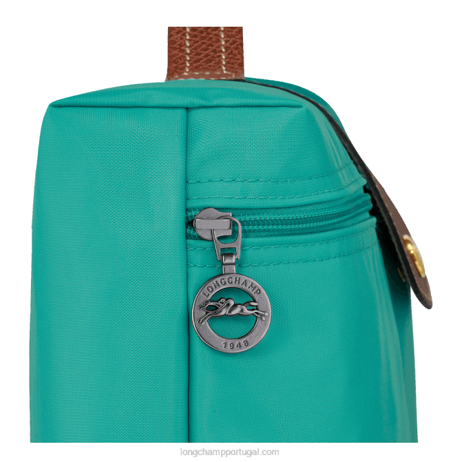 Longchamp 6DPZ489 turquesa homens pasta original le pliage s