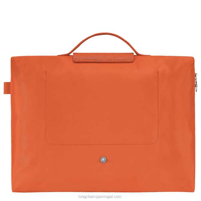 Longchamp 6DPZ497 carot homens le pliage pasta de documentos verde