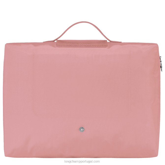 Longchamp 6DPZ498 pétala rosa homens le pliage pasta de documentos verde