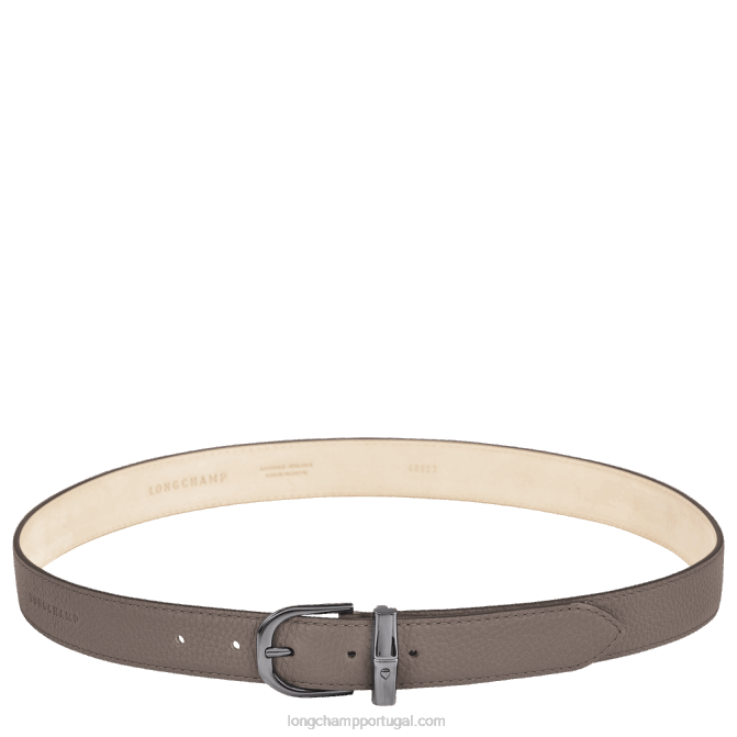 Longchamp 6DPZ913 cinza mulheres cinto feminino roseau