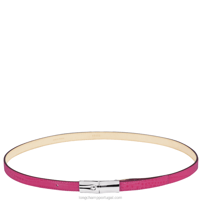 Longchamp 6DPZ915 fúcsia mulheres cinto feminino roseau