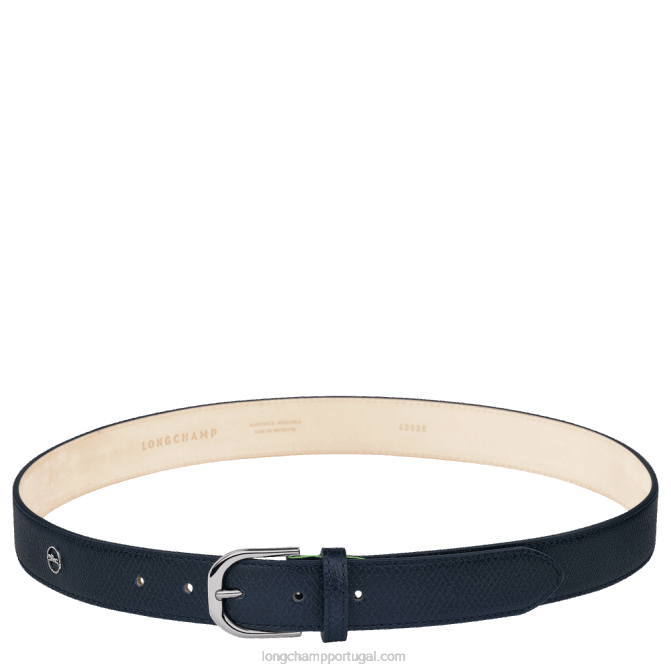 Longchamp 6DPZ919 marinha mulheres cinto feminino le pliage