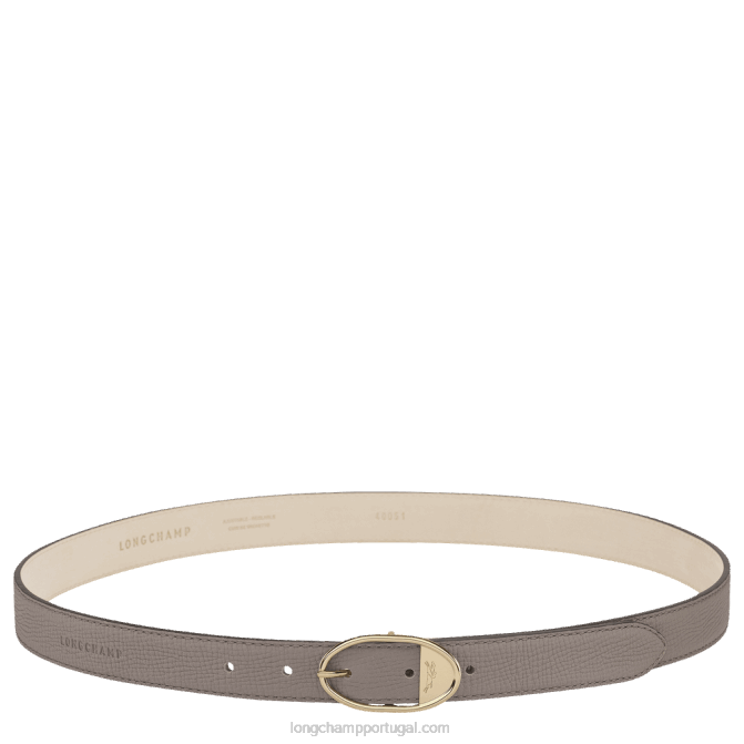 Longchamp 6DPZ923 taupe mulheres cinto feminino de caixa de correio