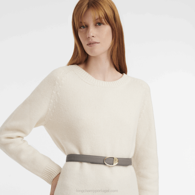 Longchamp 6DPZ923 taupe mulheres cinto feminino de caixa de correio