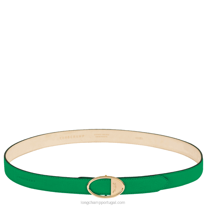 Longchamp 6DPZ924 grama/luz verde mulheres cinto feminino de caixa de correio