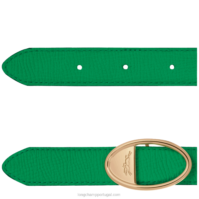 Longchamp 6DPZ924 grama/luz verde mulheres cinto feminino de caixa de correio