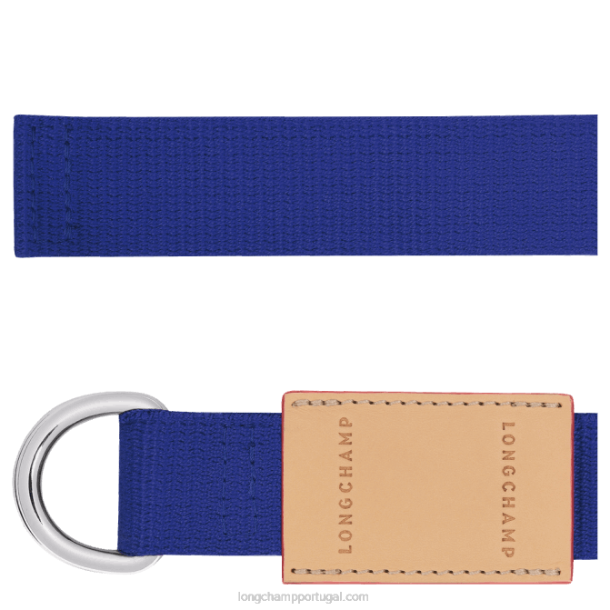 Longchamp 6DPZ956 azul mulheres cinto feminino le pliage re play