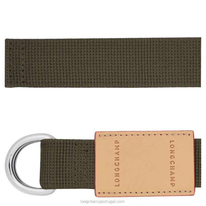 Longchamp 6DPZ959 cáqui mulheres cinto feminino le pliage re play
