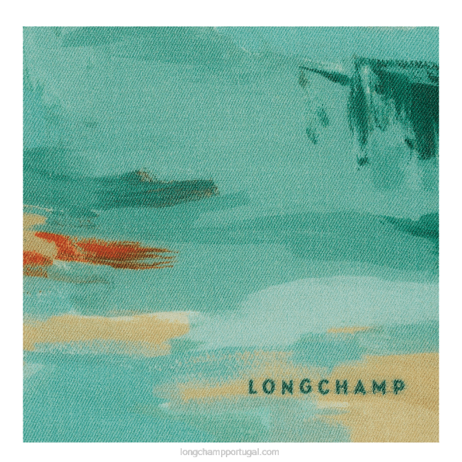 Longchamp 6DPZ1000 aqua mulheres estola coleção primavera/verão 2023