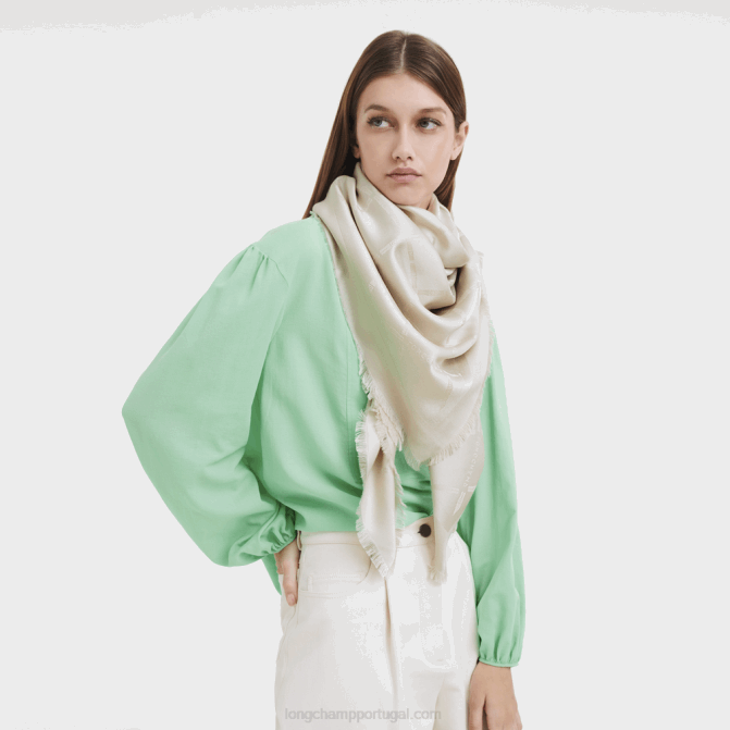 Longchamp 6DPZ1002 papel mulheres xale coleção primavera/verão 2023