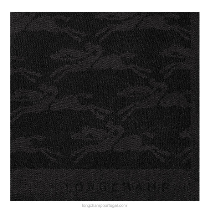Longchamp 6DPZ982 preto mulheres estola coleção primavera/verão 2023