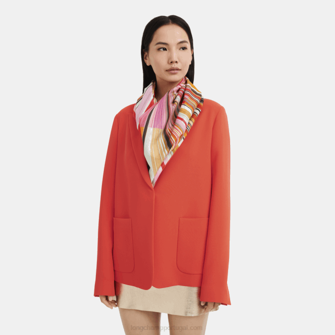 Longchamp 6DPZ989 fúcsia mulheres estola coleção primavera/verão 2023
