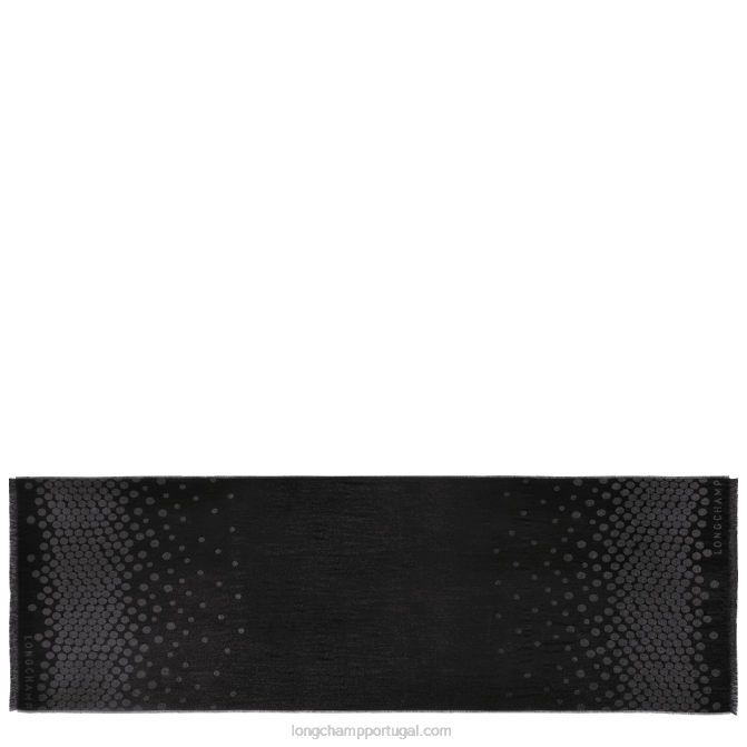 Longchamp 6DPZ991 preto mulheres estola coleção primavera/verão 2023