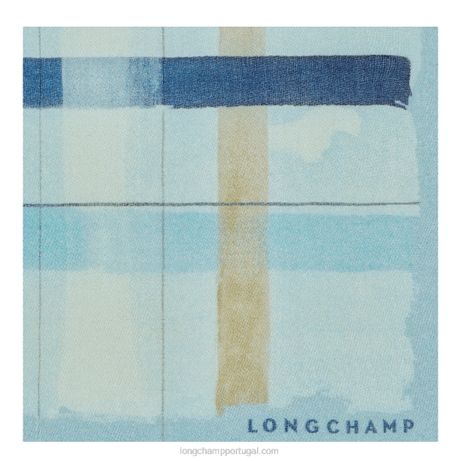 Longchamp 6DPZ995 aqua mulheres estola coleção primavera/verão 2023