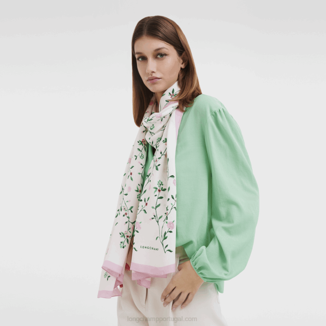 Longchamp 6DPZ996 rosa mulheres estola coleção primavera/verão 2023