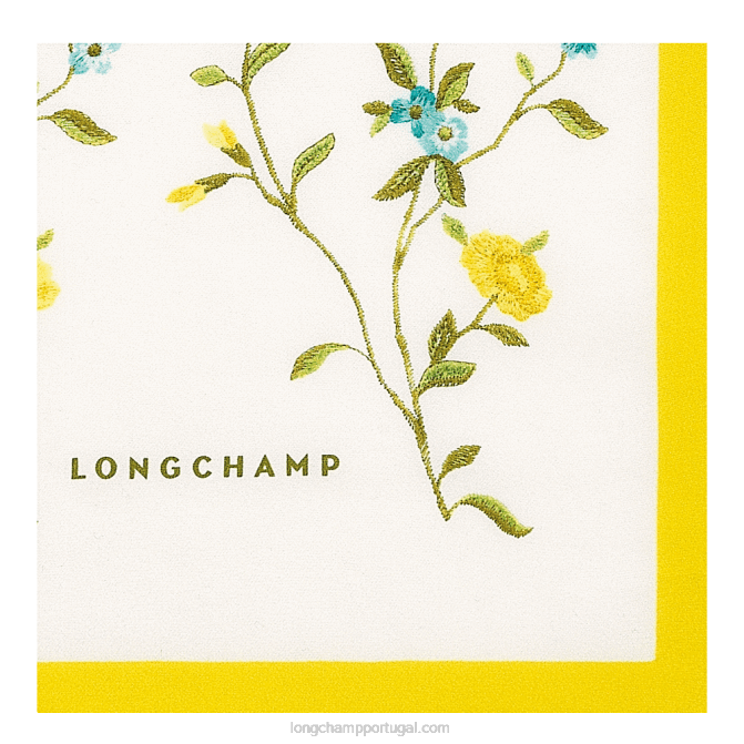 Longchamp 6DPZ997 limão mulheres estola coleção primavera/verão 2023