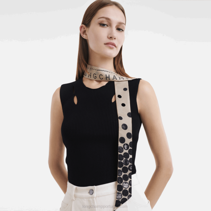 Longchamp 6DPZ1066 preto mulheres bandeau coleção primavera/verão 2023