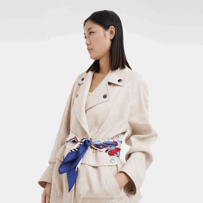 Longchamp 6DPZ1056 marinha mulheres lenço de seda coleção primavera/verão 2023 90