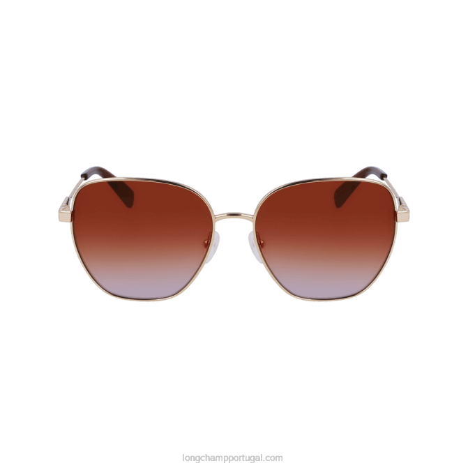 Longchamp 6DPZ14 tijolo mulheres óculos de sol coleção primavera/verão 2023