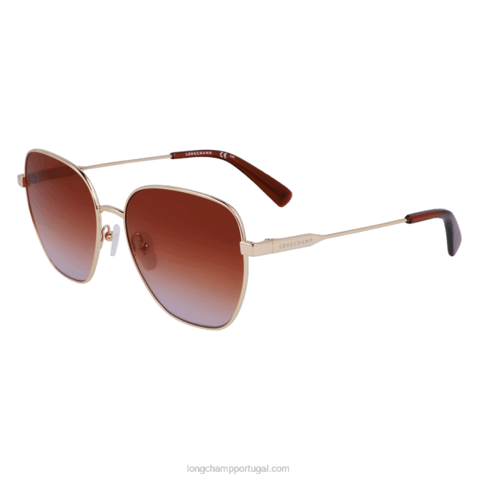 Longchamp 6DPZ14 tijolo mulheres óculos de sol coleção primavera/verão 2023