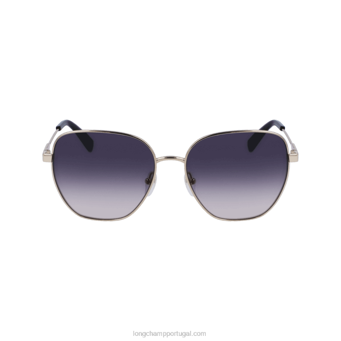Longchamp 6DPZ16 pêssego/cinza mulheres óculos de sol coleção primavera/verão 2023