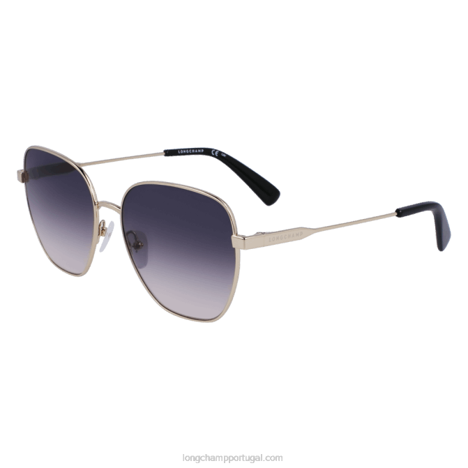 Longchamp 6DPZ16 pêssego/cinza mulheres óculos de sol coleção primavera/verão 2023