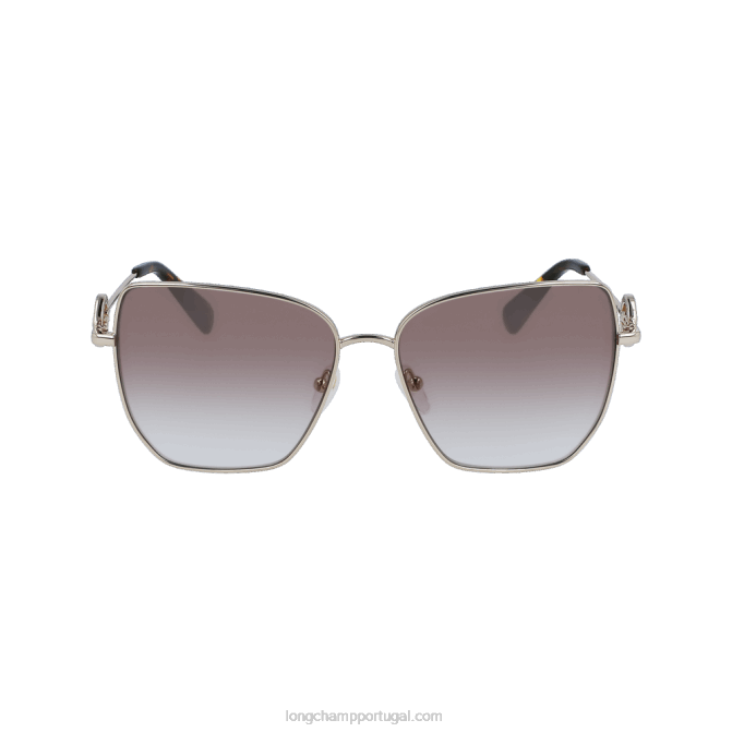 Longchamp 6DPZ883 ouro/rosa mulheres óculos de sol coleção primavera/verão 2023