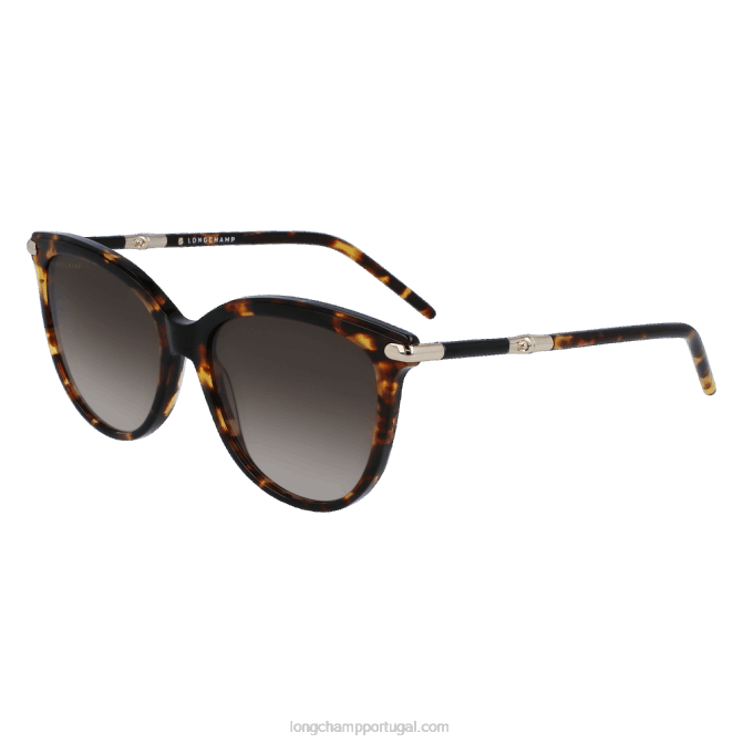 Longchamp 6DPZ891 Havana mulheres óculos de sol coleção primavera/verão 2023