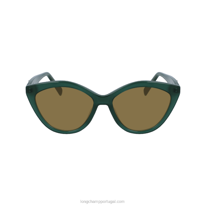 Longchamp 6DPZ894 verde mulheres óculos de sol coleção primavera/verão 2023