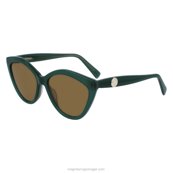 Longchamp 6DPZ894 verde mulheres óculos de sol coleção primavera/verão 2023