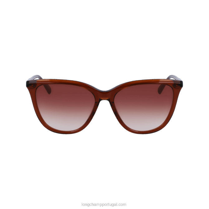Longchamp 6DPZ906 marrom/bege mulheres óculos de sol coleção outono/inverno 2022