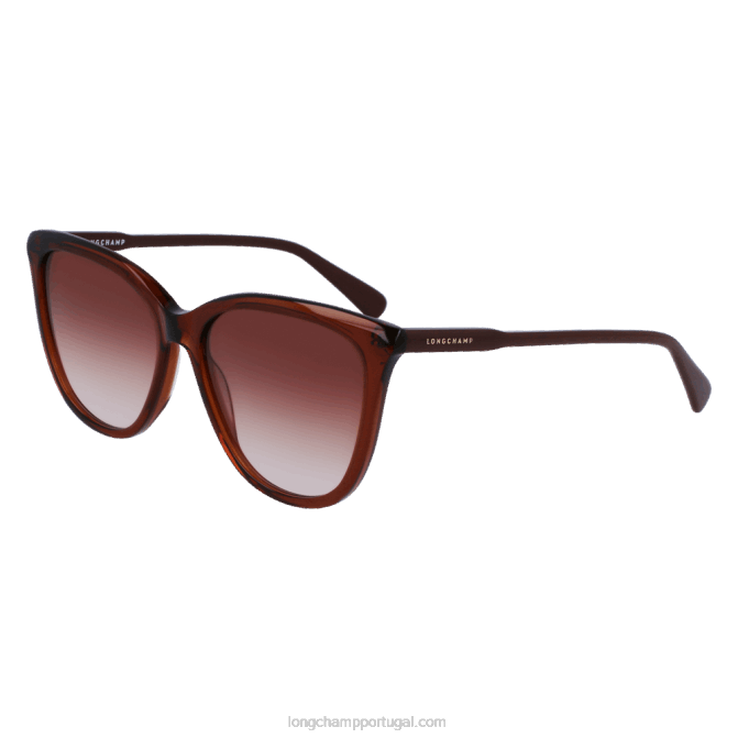 Longchamp 6DPZ906 marrom/bege mulheres óculos de sol coleção outono/inverno 2022