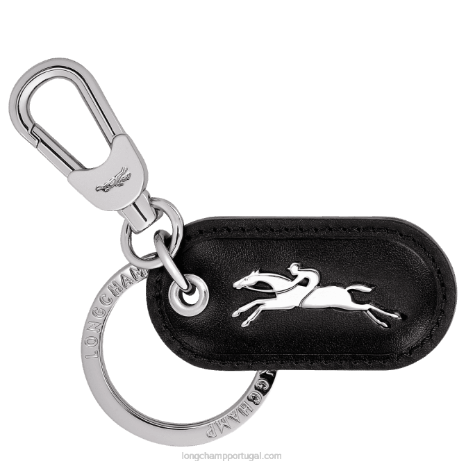 Longchamp 6DPZ738 preto mulheres chaveiros box trot
