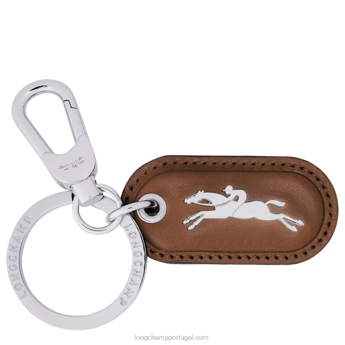 Longchamp 6DPZ744 conhaque mulheres chaveiro roseau