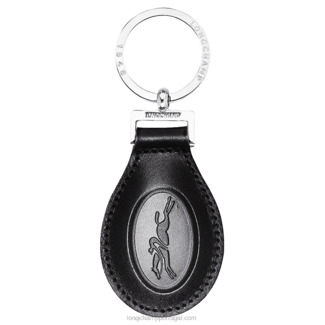 Longchamp 6DPZ748 preto mulheres chaveiros Le Foulonne