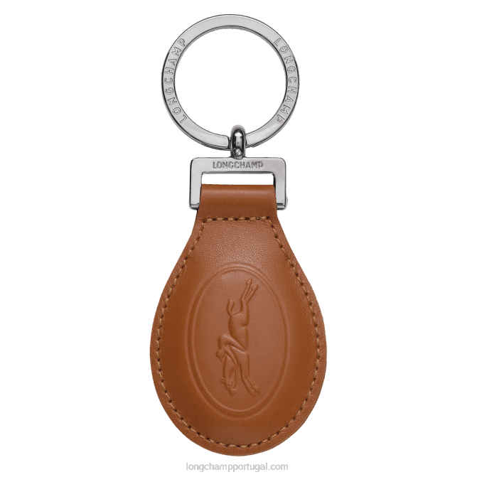Longchamp 6DPZ750 caramelo mulheres chaveiros Le Foulonne