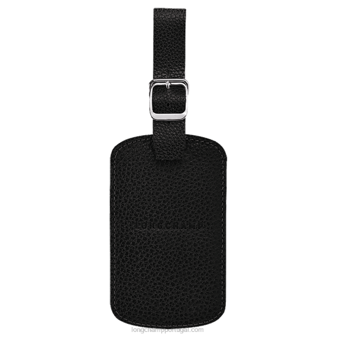 Longchamp 6DPZ853 preto mulheres etiqueta de bagagem Le Foulonne
