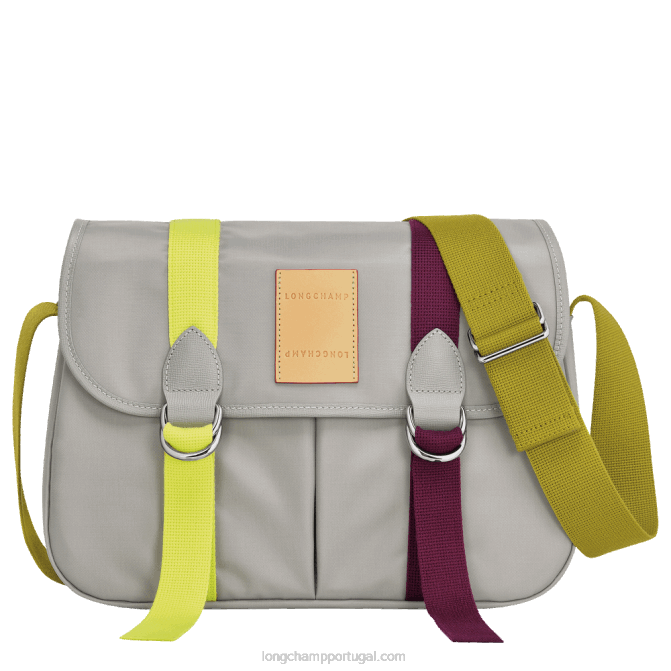 Longchamp 6DPZ206 cinza mulheres bolsa transversal le pliage re play l